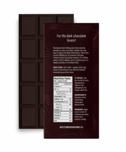 Alternative view of Mastermind - Funghi Chocolate Bar (3000mg) - Dark Chocolate