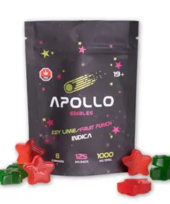 Apollo - Shooting Star Gummies (1000mg) - Key Lime / Fruit Punch (Indica)