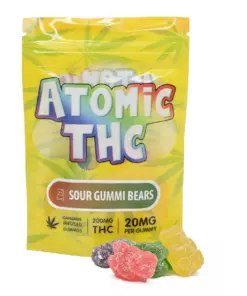 Atomic THC Gummies (200mg) - Sour Fruity's