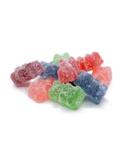 Alternative view of Ganja Bears (150mg THC) - Sour Blue Raspberry