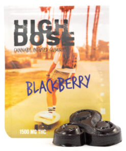 High Dose Gummies 1500mg - Blackberry