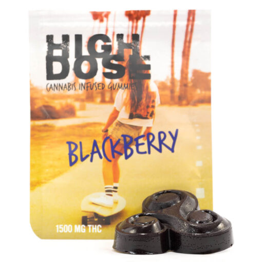 High Dose Gummies 1500mg - Blackberry