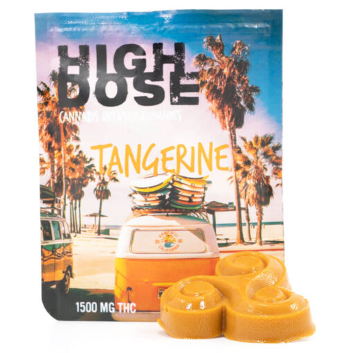 High Dose Gummies 1500mg - Tangerine