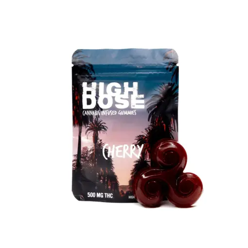 High Dose Gummies 500mg - Cherry