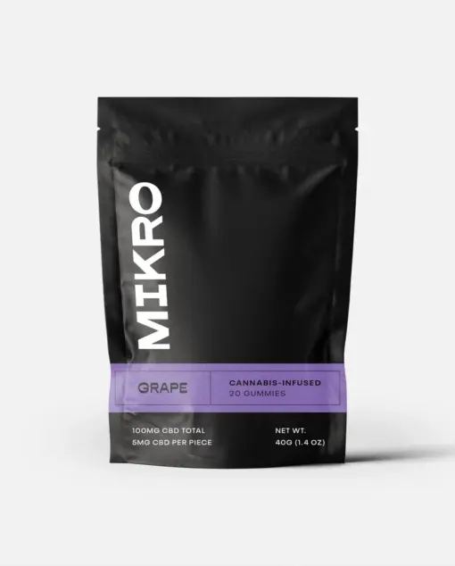 Mikro CBD Gummies 100mg - Grape