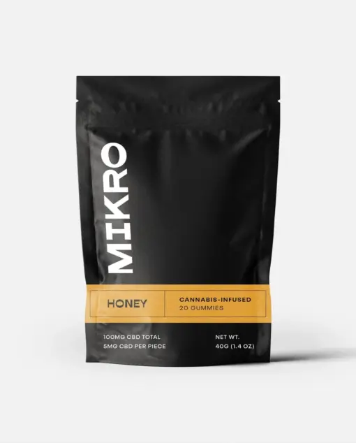 Mikro CBD Gummies 100mg - Honey