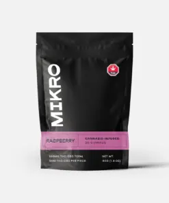 Mikro 1:1 Gummies 100mg - Raspberry