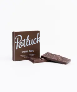 Potluck Chocolate 300mg - Salted Dark Chocolate