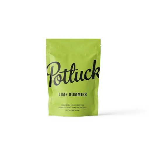 Potluck CBD Gummies 200mg - Lime