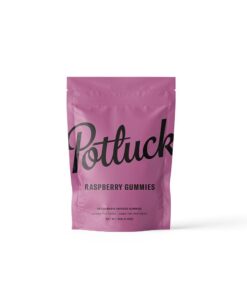 Potluck THC Gummies 200mg - Raspberry