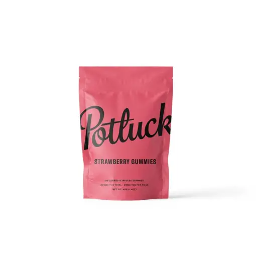Potluck THC Gummies 200mg - Strawberry