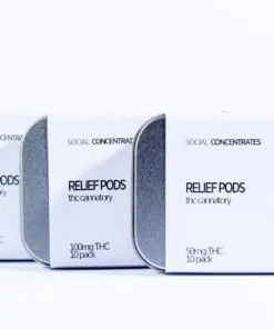 Social - Relief Pod THC Suppositories (100mg)