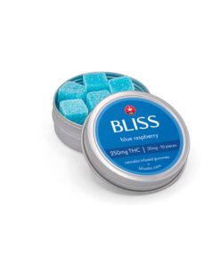 Alternative view of Bliss - THC Gummies (250mg) - Blue Raspberry
