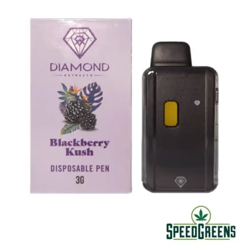 Diamond Disposable Vapes 3g - Blackberry Kush (Indica)