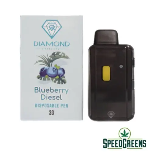 Diamond Disposable Vapes 3g - Blueberry Diesel (Indica)