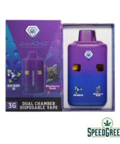 Diamond Dual Vapes 6g - Blueberry OG x Blackberry Kush