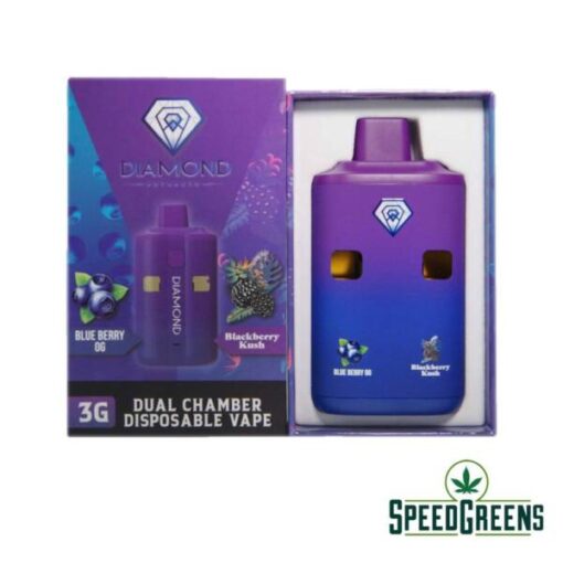 Diamond Dual Vapes 6g - Blueberry OG x Blackberry Kush