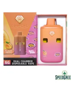Diamond Dual Vapes 6g - Fuzzy Peach x Hubba Bubba