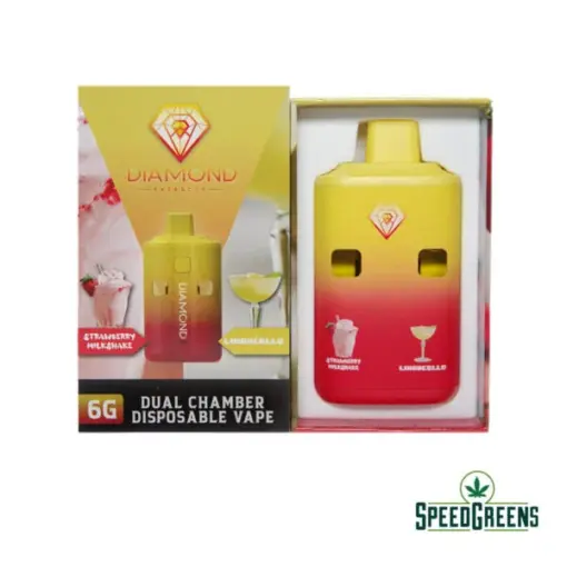 Diamond Dual Vapes 6g - Strawberry Milkshake x Limoncello