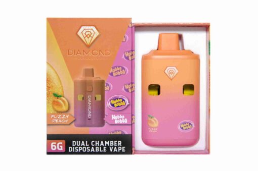 Diamond Dual Vapes 6g - Fuzzy Peach x Hubba Bubba