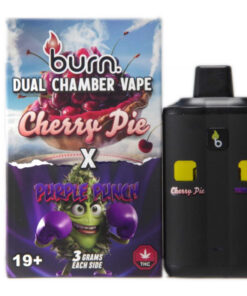 Cherry Pie is a indica dominant hybrid of Grand Daddy Purple and Durban Poison. Purple Punch is a rare indica dominant hybrid (80% indica/20% sativa) strain created through crossing the classic Larry OG with the deliciously potent Grand Daddy Purps.