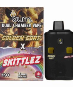 Burn Dual 6g Vape - Golden Goat + Skittlez