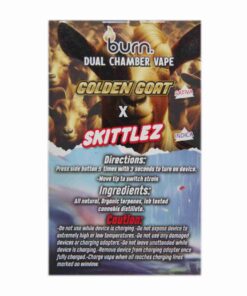 Alternative view of Burn Dual 6g Vape - Golden Goat + Skittlez