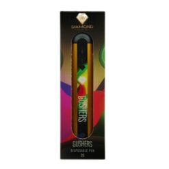 Diamond Disposable Vapes 2g - Gushers (Indica) : Unwind with the bold taste and smooth pull of Gushers in a powerful 2g disposable.