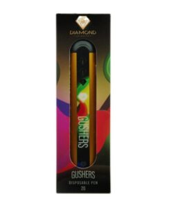 Diamond Disposable Vapes 2g - Gushers (Indica) : Unwind with the bold taste and smooth pull of Gushers in a powerful 2g disposable.