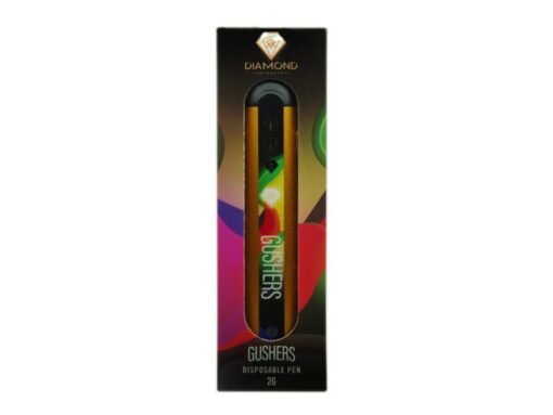 Diamond Disposable Vapes 2g - Gushers (Indica) : Unwind with the bold taste and smooth pull of Gushers in a powerful 2g disposable.