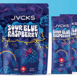 JACKS THC Powder Drink Mix - Sour Blue Raspberry 1000mg