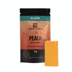 Twisted Extracts - Jelly Bombs 80mg - Peach (CBD)