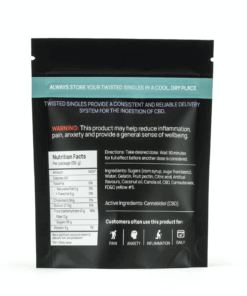 Alternative view of Twisted Extracts - Singles 160mg - Sour Lemon (CBD)