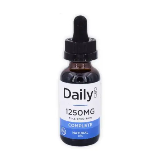High-potency Full-Spectrum CBD Tincture with 1250mg CBD per bottle. Supports relaxation, wellness, and overall balance with precise dosing.