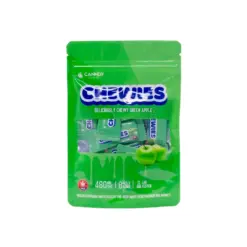 Canndy Edibles THC High Chews bring bold flavor and a powerful high in every bite. These chewy, fruity treats are perfect for kicking back, getting creative, or sharing with friends. Tart, juicy, and packed with 480mg of THC, these Green Apple edibles deliver a smooth, long-lasting high in every bite.