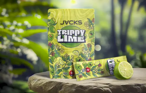 Punchy lime flavor meets powerhouse potency. JACKS Trippy Lime 1000mg THC Drink Mix delivers 10 sachets at 100mg each, with fast-acting effects in just 10–15 minutes.
