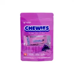 Canndy Edibles THC High Chews bring bold flavor and a powerful high in every bite. These chewy, fruity treats are perfect for kicking back, getting creative, or sharing with friends. Bold grape flavour meets high-dose THC in every chewy bite. 120mg per candy, 960mg per pack, sweet, strong, and satisfying.