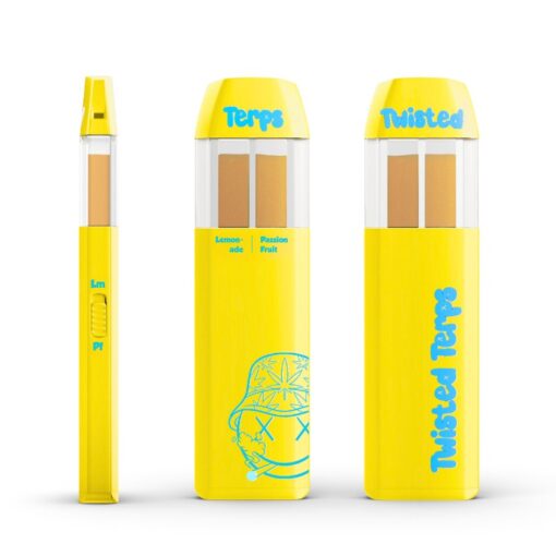 Switch it up between tangy Lemonade and tropical Passionfruit with this dual-chamber vape. Two bold flavors, one sleek pen.