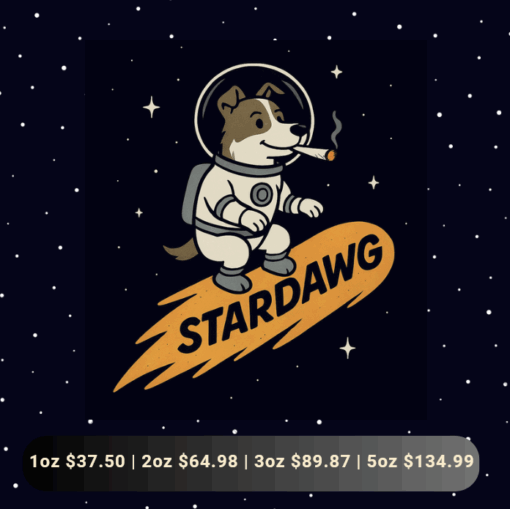 Stardawg (AA), also known as “Stardog”, is an indica-dominant hybrid (70% indica / 30% sativa) created through crossing the legendary Chemdawg 4 with Tres Dawg. This strain has gained a strong reputation across the cannabis community for its balance of uplifting cerebral effects and mellow body relaxation, making it a favourite for both recreational and medical users.
