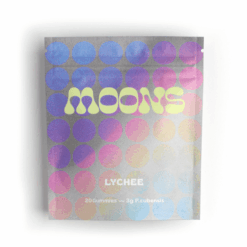 Moons gummies are a tasty and fun way to eat your favorite little mushrooms.  Small moon shaped doses that are perfect for sharing.