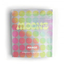 Moons gummies are a tasty and fun way to eat your favorite little mushrooms.  Small moon shaped doses that are perfect for sharing.