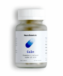 Neuro Botanicals Capsules (Microdose Vegan Caps) - Calm Neuro Botanicals Calm microdose capsules are a synergistic blend of Reishi, L-Theanine, Ashwaganda and Golden Teacher mushroom that promotes relaxation without causing drowsines