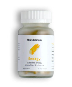 Neuro Botanicals Capsules (Microdose Vegan Caps) - Energy Energy formula microdose capsules help boost stamina while improving vitality and overall physical performance.
