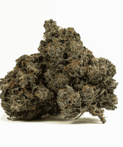 Pink Death Star is a rare, pure indica powerhouse born from Death Star and Blood Rose. Its dense, frosty buds shimmer with pink hues and amber hairs, releasing bold diesel and earthy spice aromas. Each inhale delivers notes of sweet berries and warm cinnamon with a rich diesel finish.