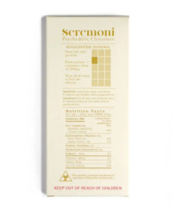 Seremoni Psilocybin Chocolate Bar (3000mg) - Mint A high cocoa content and a skilful blend of the finest cocoa beans from Africa matched with Transkei mushrooms, a variety that originates in Africa! Powerful and tannic this recipe is for lovers of intense cocoa bitterness.