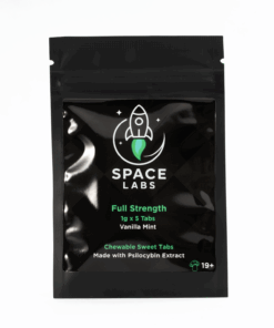Space Labs - Chewable Sweet Mushroom Tabs - Full Strength (Vanilla Mint, 5g) offers a refined, next-level psilocybin experience-crafted for those who want depth, clarity, and intensity without compromise.