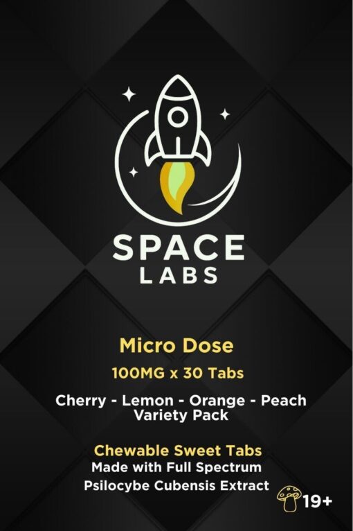 The SpaceLabs Chewable Sweet Mushroom Tabs – Variety Pack (3g) is designed for those who want a reliable and enjoyable way to experience psilocybin.