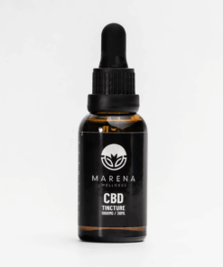 Marena Wellness - CBD Tincture 1000mg Our CBD isolate tincture is produced from a pure form of CBD that contains no residual cannabinoids. This means that our isolate tincture contains zero THC, making it a great option for those who benefit from the effects of CBD but cannot, or do not wish to consume THC infused products.