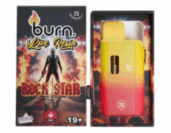Burn Live Resin Vape (2g) - Rockstar (Indica)