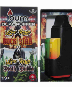 Burn Dual Live Resin Vape (4g) - Rockstar x Death Bubba